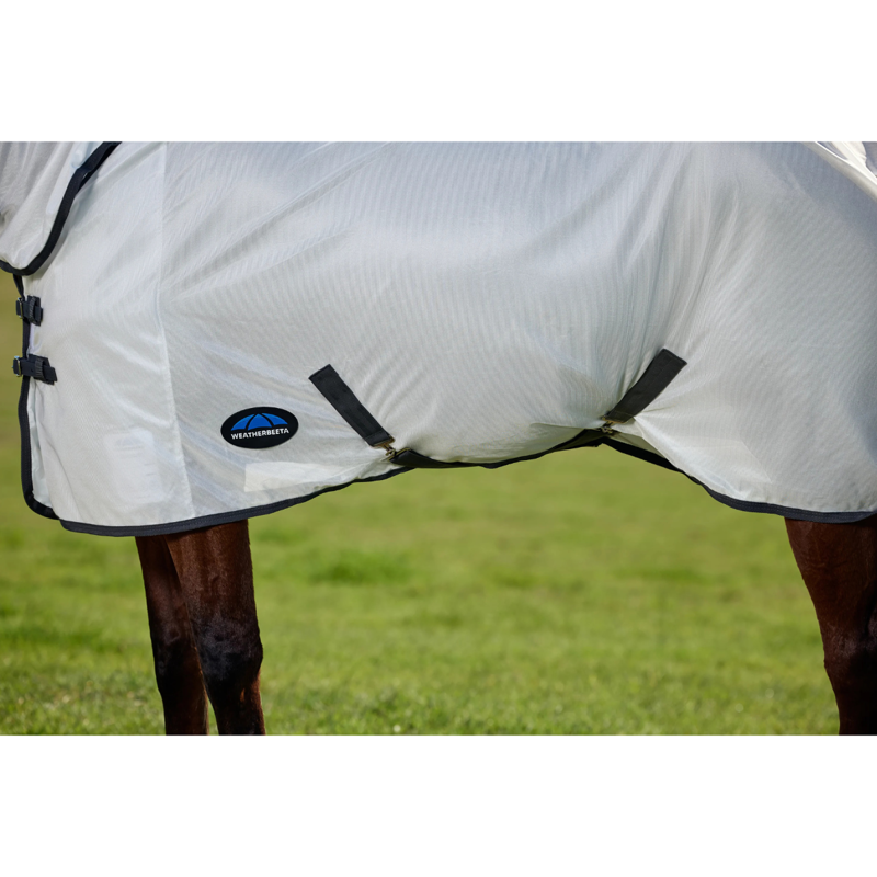 WeatherBeeta ComfiTec Tyro Combo Fly Rug - White/Charcoal-3