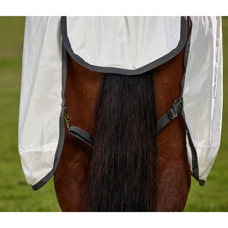 WeatherBeeta ComfiTec Tyro Combo Fly Rug - White/Charcoal-5