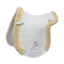WeatherBeeta Prime Air-Tec Comfy Fleece Trimmed Numnah - White/Natural
