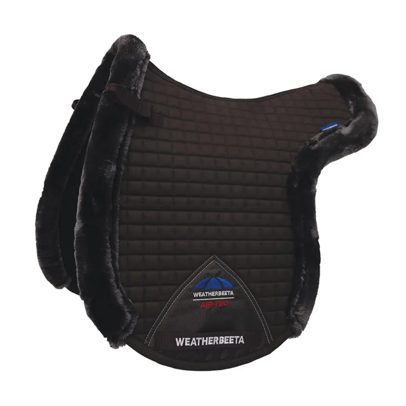 WeatherBeeta Prime Air-Tec Comfy Fleece Trimmed Numnah - Brown