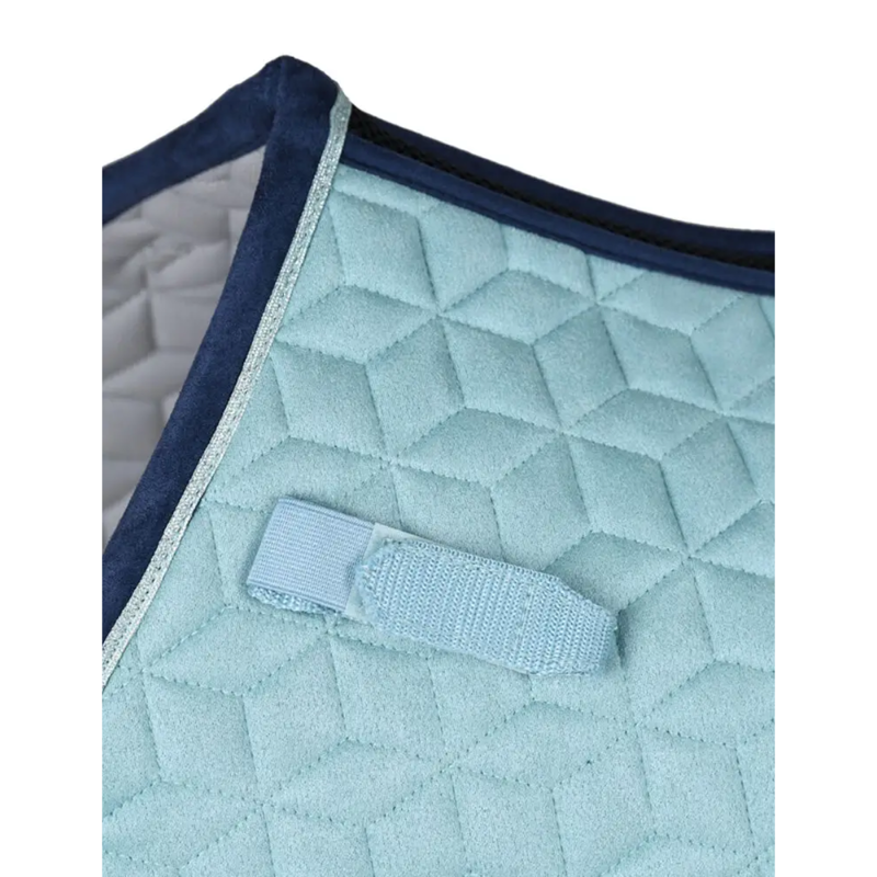 WeatherBeeta Suede Elite Air-Tec Jump Shaped Saddlepad - Aqua-2