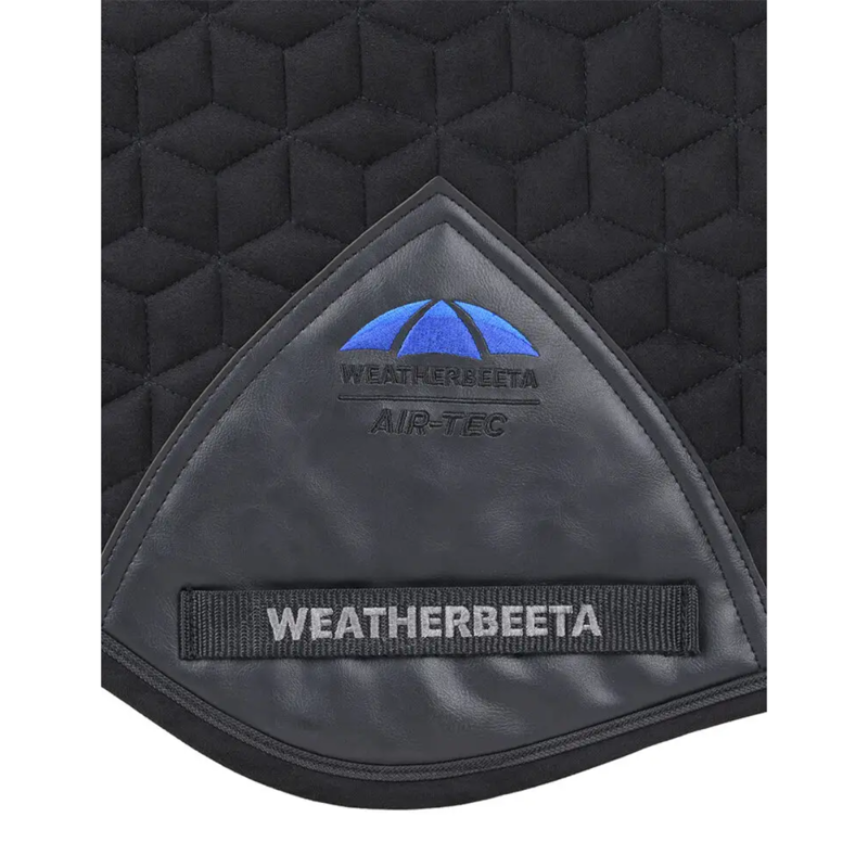 WeatherBeeta Suede Elite Air-Tec Jump Shaped Saddlepad - Black-2