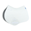 WeatherBeeta Suede Elite Air-Tec Jump Shaped Saddlepad - White