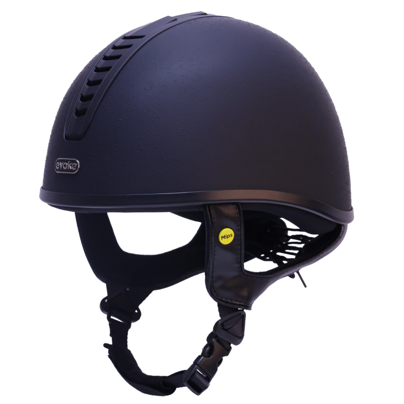 Evoke Orion JS4K MIPS Children's Jockey Skull - Black