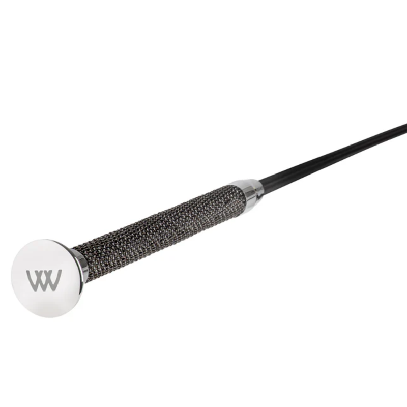 Woof Wear Glitz Dressage Whip - Black-1