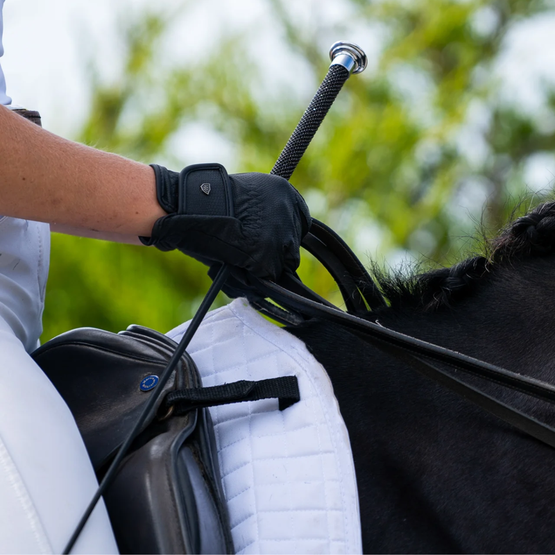 Woof Wear Glitz Dressage Whip - Black-2