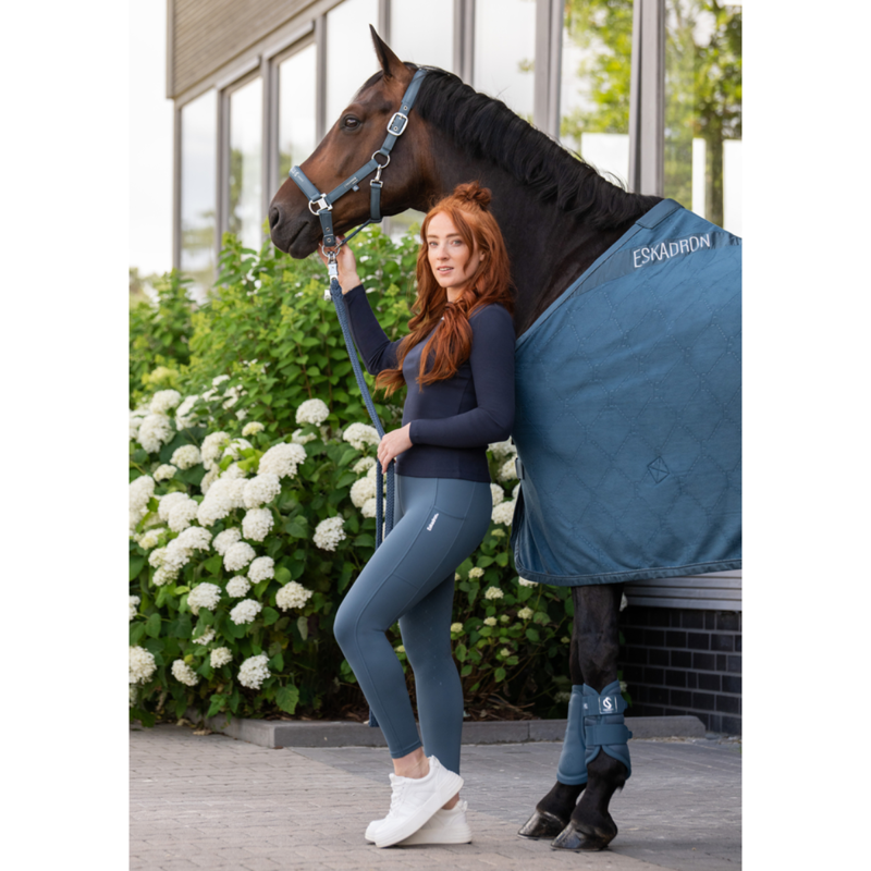 Eskadron Fleece Stamp Sweat Rug Classic Sports SS26 - Ocean-1