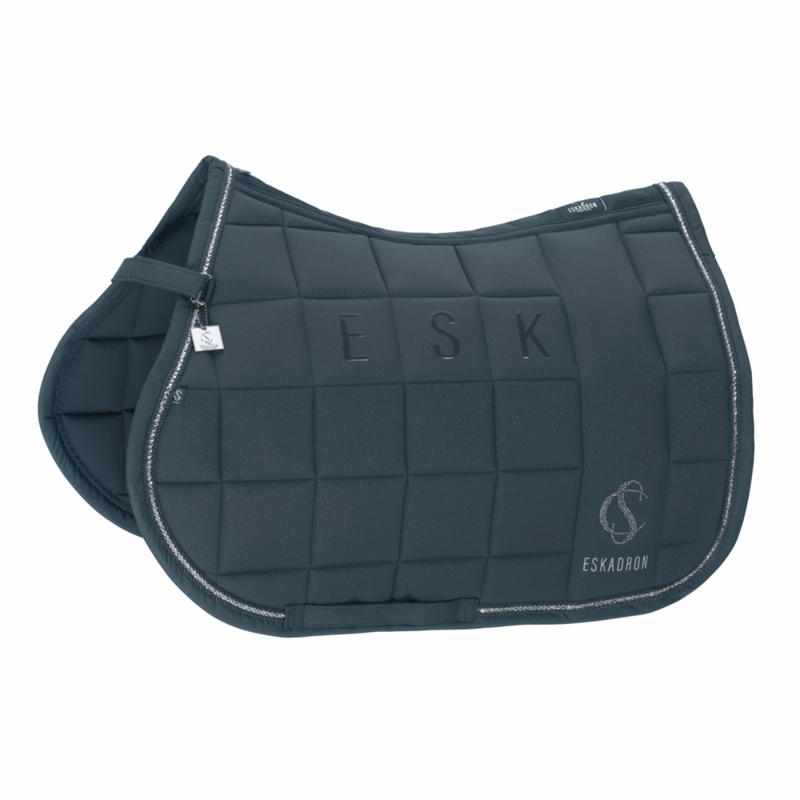 Eskadron Big Square Sparkle Saddlecloth Classic Sports SS26 - Ocean-1