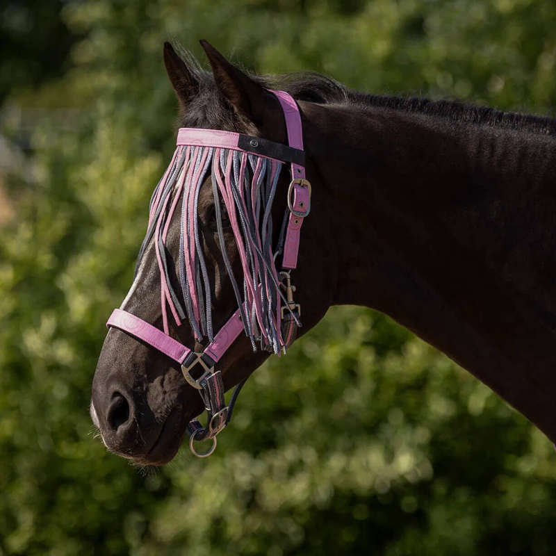 QHP Anti-Fly Fringe Collection - Cheery Pink-1