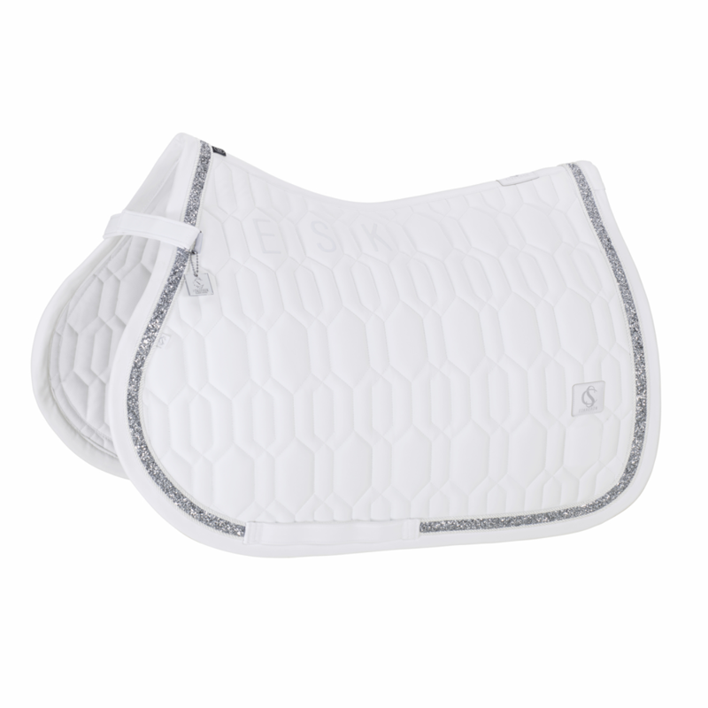 Eskadron Softshell Jewel Saddlecloth Classic Sports SS26 - White-1