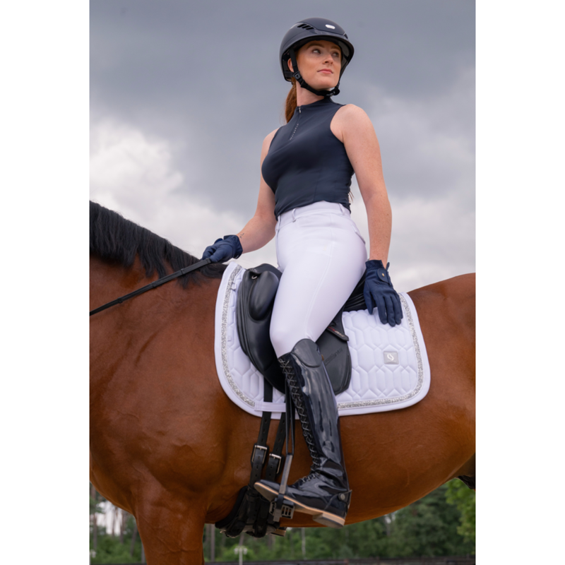 Eskadron Softshell Jewel Saddlecloth Classic Sports SS26 - White-4