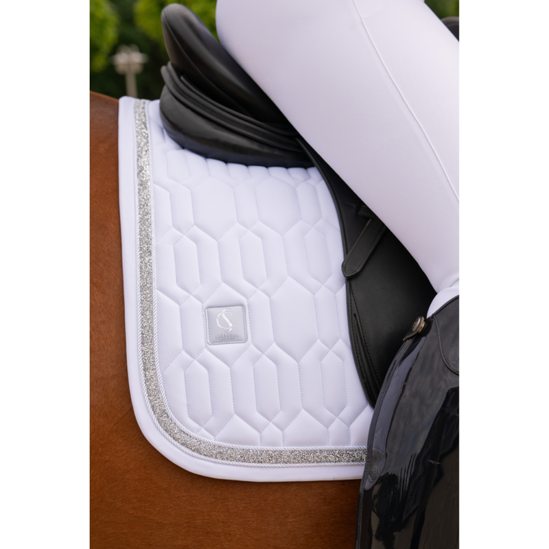 Eskadron Softshell Jewel Saddlecloth Classic Sports SS26 - White-3
