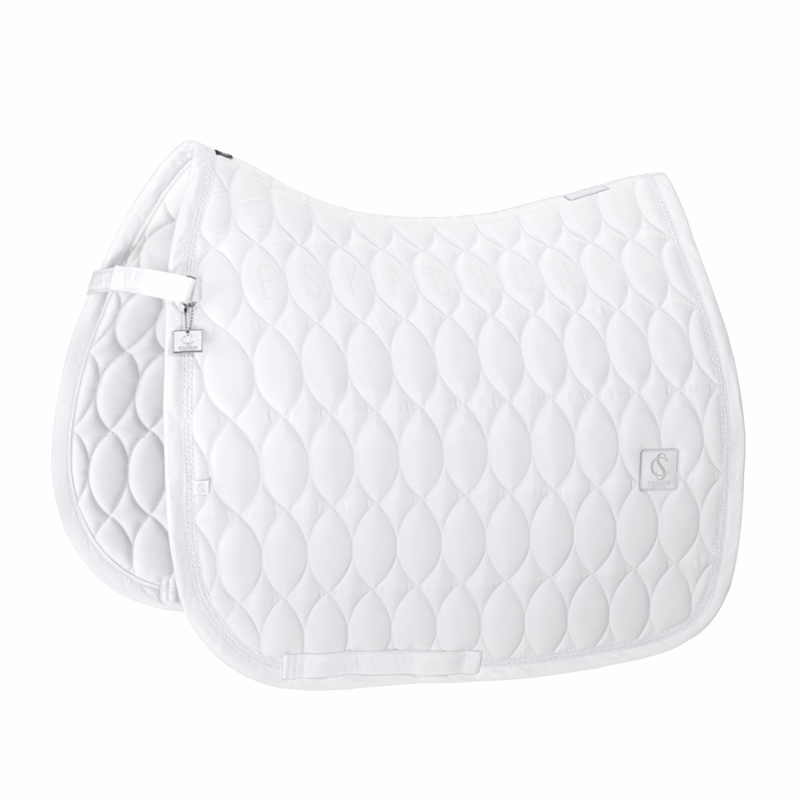 Eskadron High Gloss Emblem Saddlecloth Classic Sports SS26 - White-2