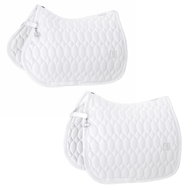Eskadron High Gloss Emblem Saddlecloth Classic Sports SS26 - White
