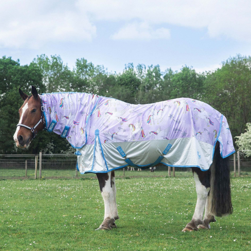 Gallop Trojan Combo Mesh Fly Rug - Pegacorn