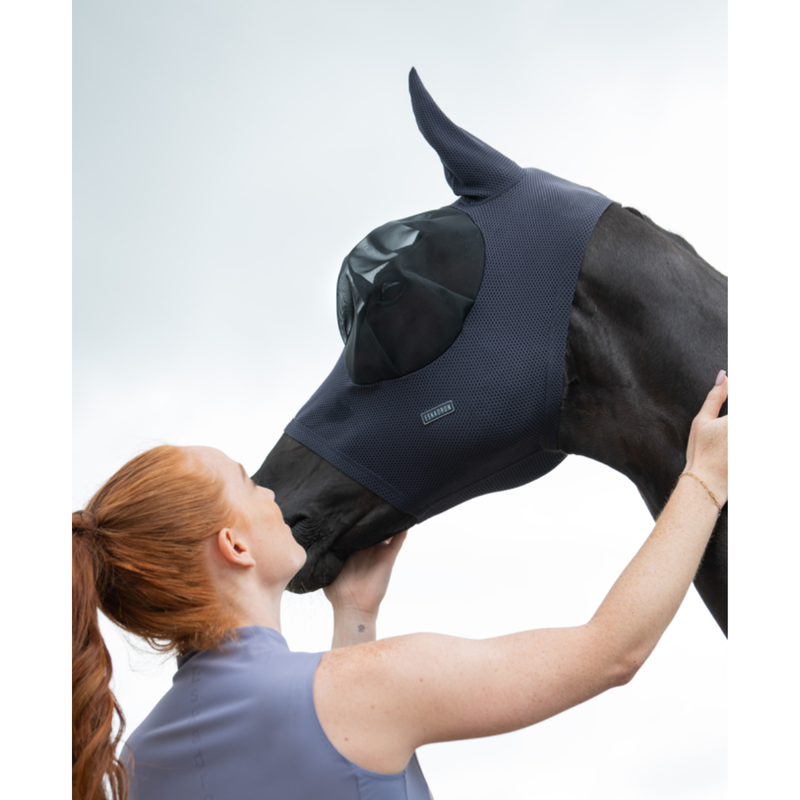 Eskadron Dynair Mesh Pro Tube Fly Mask Classic Sports SS26 - Navy-1