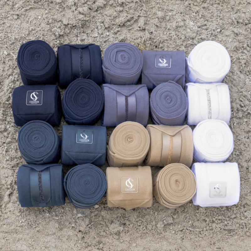 Eskadron Fleece Jewel Bandages Classic Sports SS26 - White-4