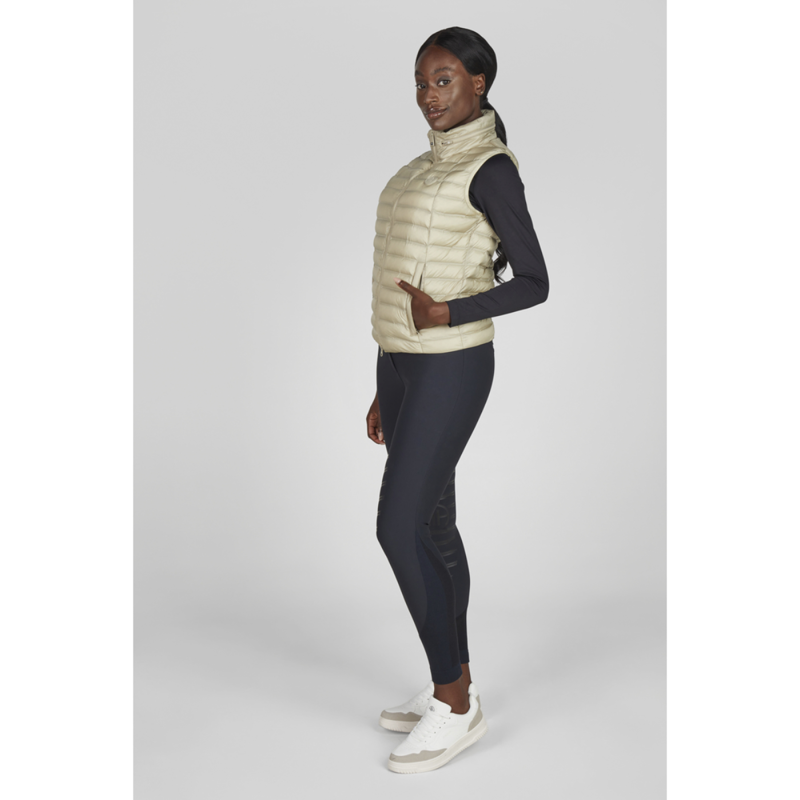 Pikeur Athleisure Ladies Quilted Vest - Frosted Sage-2