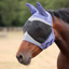 Shires FlyGuard Pro Fine Mesh Fly Mask with Ears - Sky