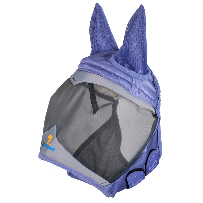 Shires FlyGuard Pro Fine Mesh Fly Mask with Ears - Sky-1