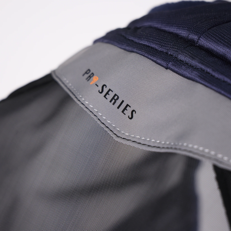 Shires FlyGuard Pro Fine Mesh Fly Mask with Ear Holes and Nose Fringe - Navy-1