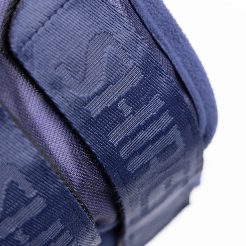 Shires FlyGuard Pro Fine Mesh Fly Mask with Ear Holes and Nose Fringe - Navy-4
