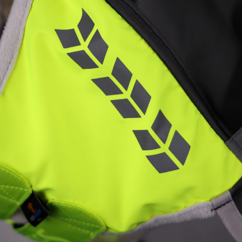 Shires FlyGuard Pro Hi-Viz Fine Mesh Fly Mask with Ears - Yellow-3