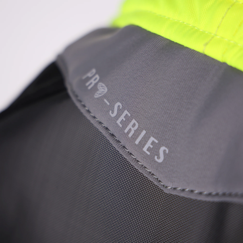 Shires FlyGuard Pro Hi-Viz Fine Mesh Fly Mask with Ears and Nose Fringe - Yellow-2