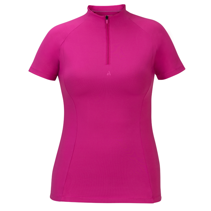 Aubrion React Short Sleeve Base Layer - Fuchsia