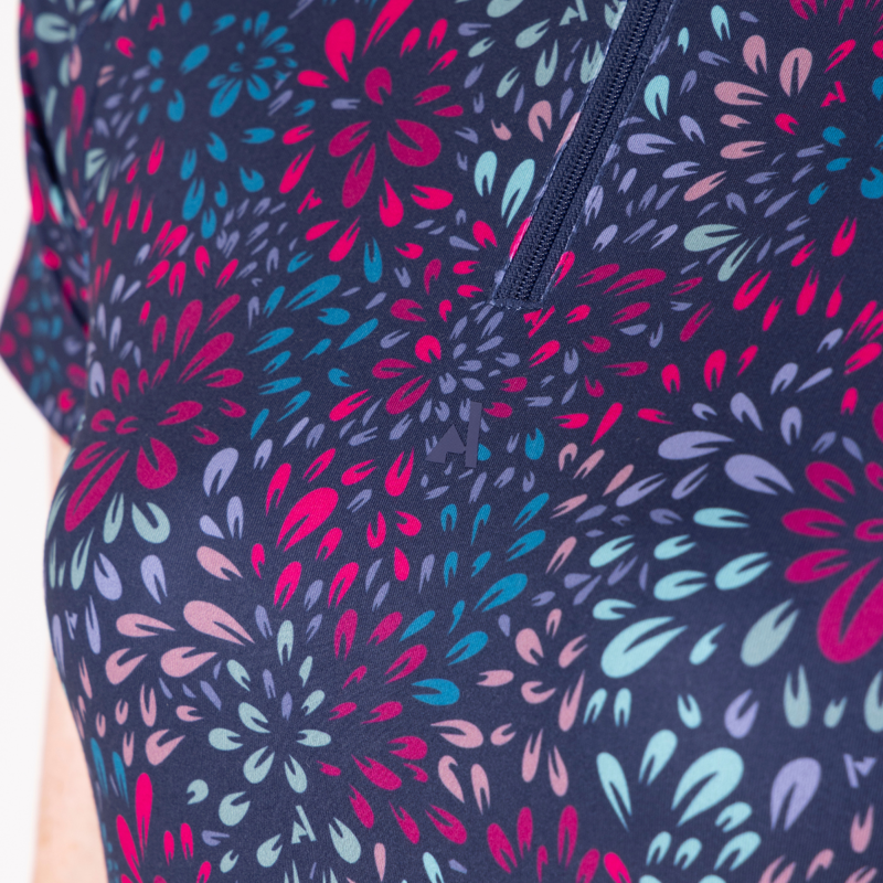 Aubrion React Short Sleeve Base Layer - Petal-3