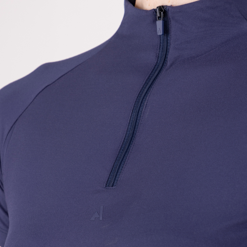 Aubrion React Short Sleeve Base Layer - Midnight-7