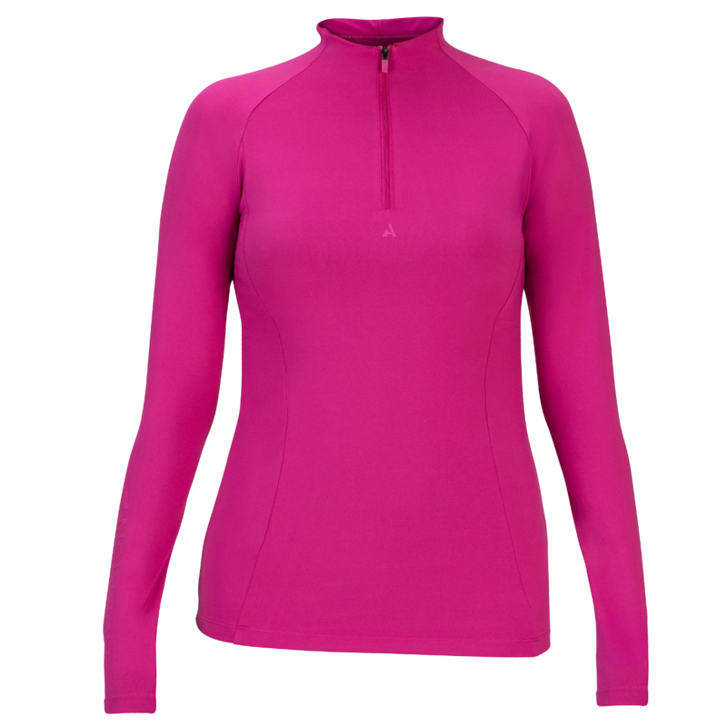 Aubrion React Long Sleeve Base Layer - Fuchsia
