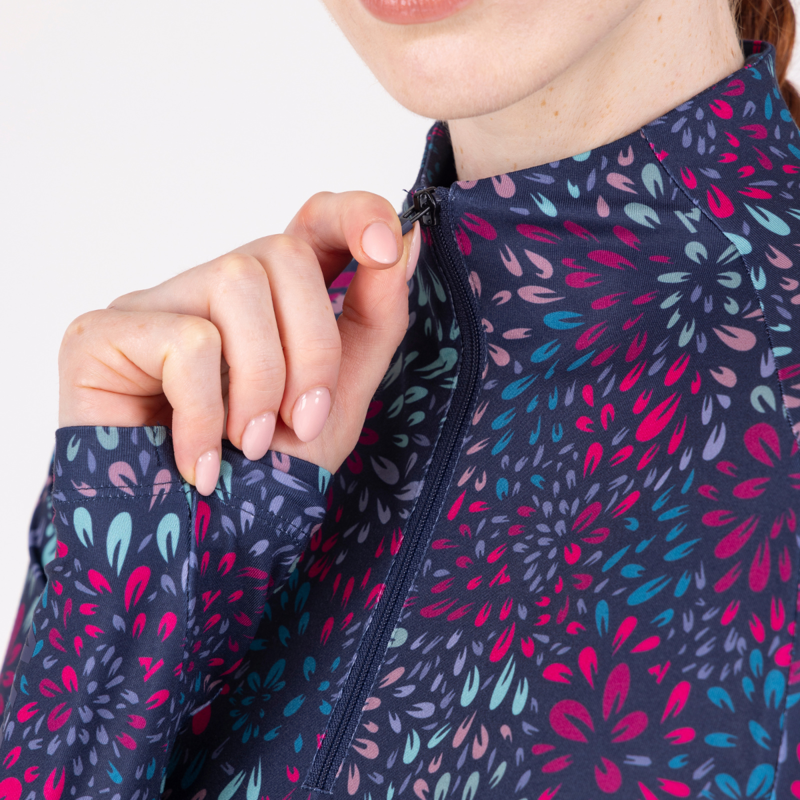 Aubrion React Long Sleeve Base Layer - Petal-7