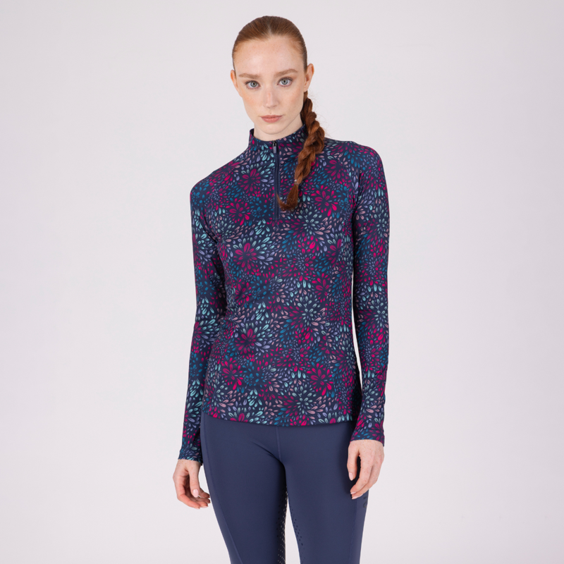 Aubrion React Long Sleeve Base Layer - Petal-2