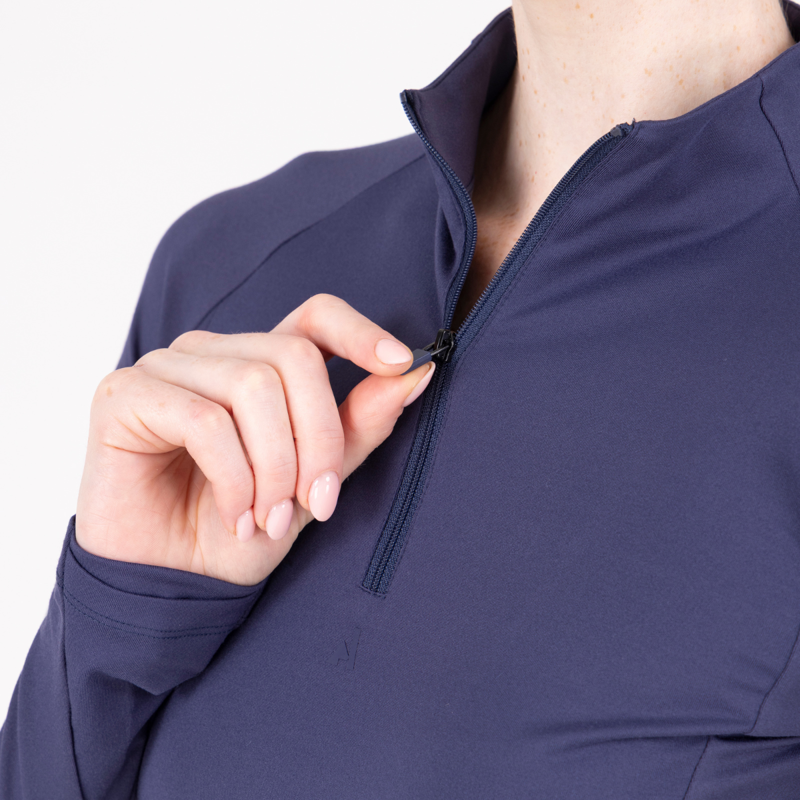 Aubrion React Long Sleeve Base Layer - Midnight-6