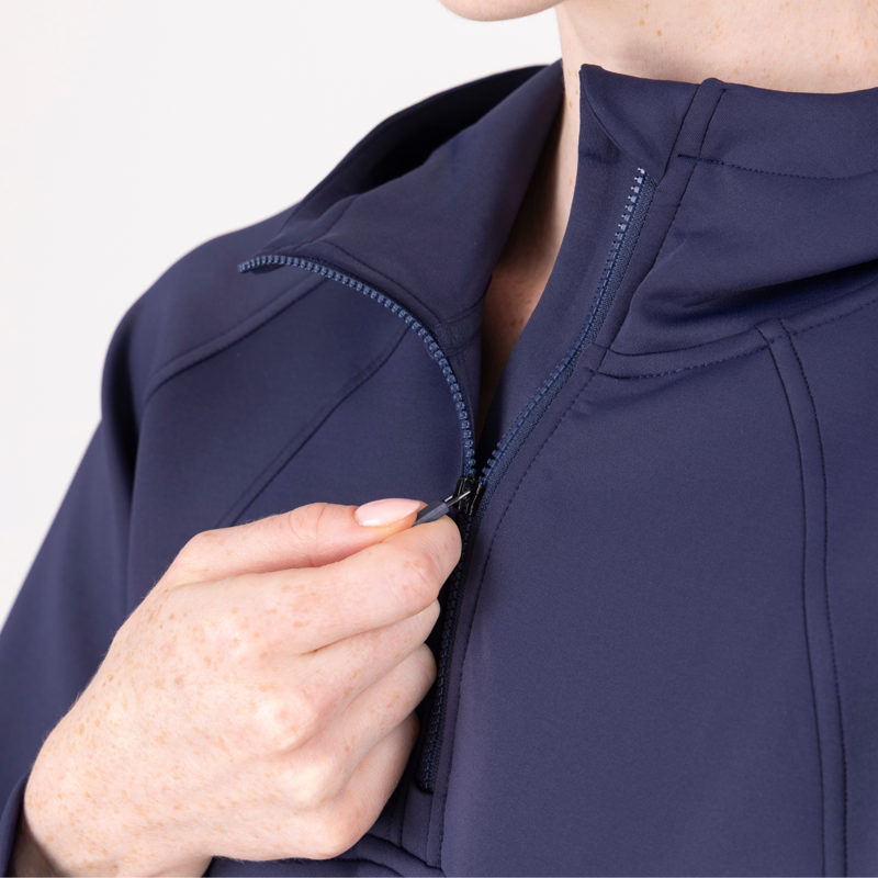 Aubrion React Quarter Zip Hoodie - Midnight-7
