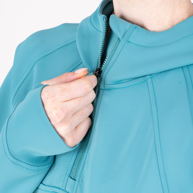 Aubrion React Quarter Zip Hoodie - Haze-4