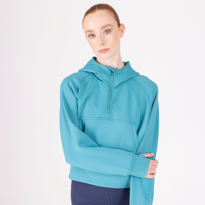Aubrion React Quarter Zip Hoodie - Haze-2