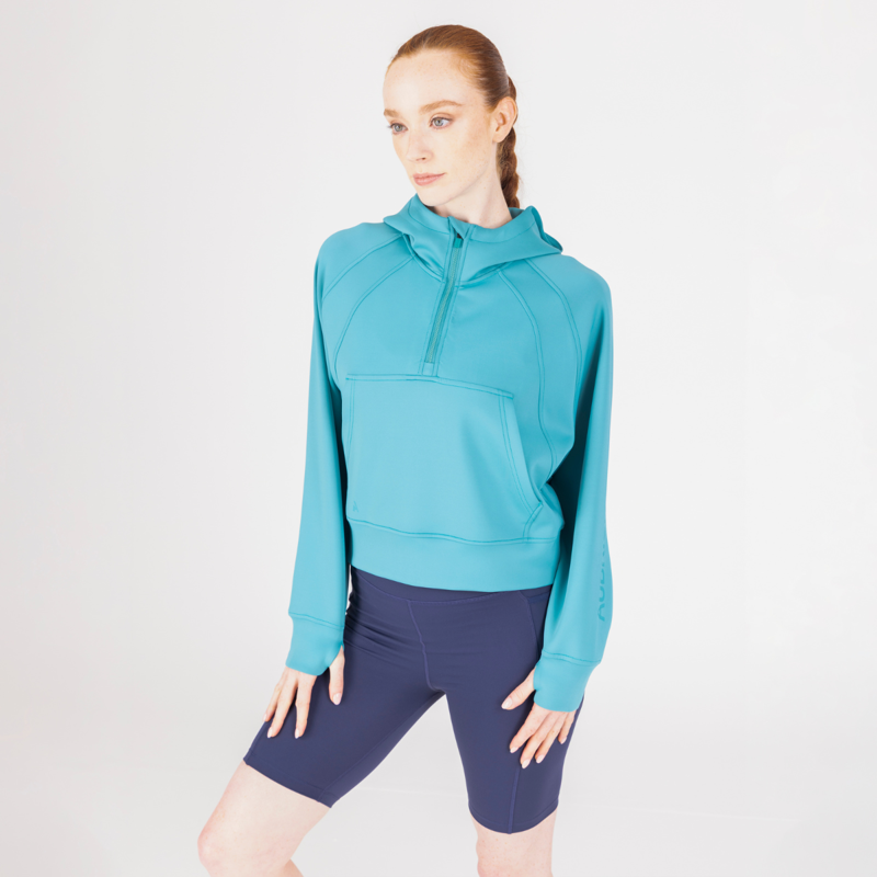 Aubrion React Quarter Zip Hoodie - Haze-1