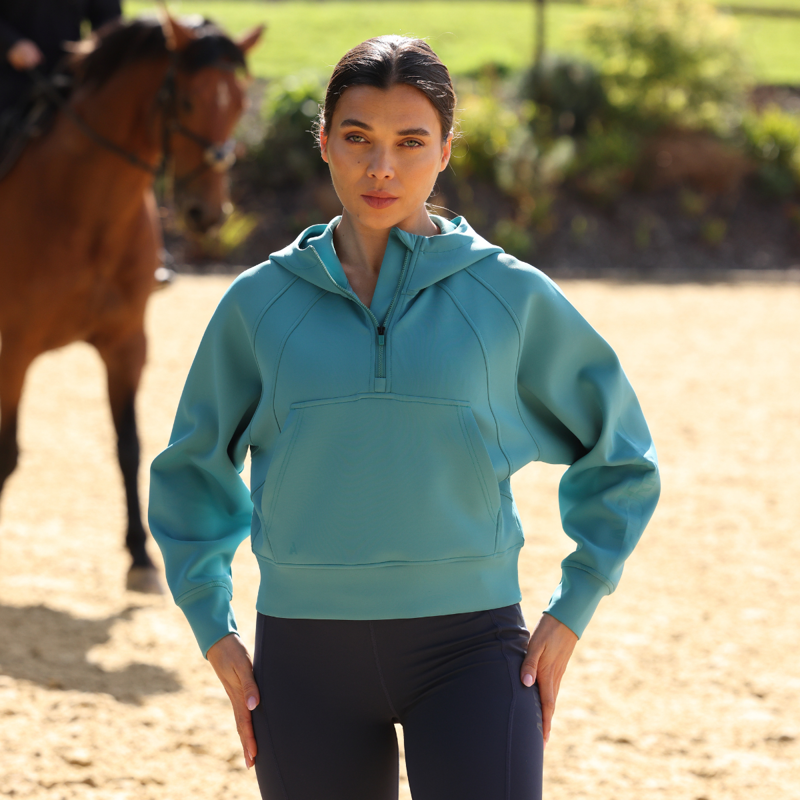 Aubrion React Quarter Zip Hoodie - Haze-10