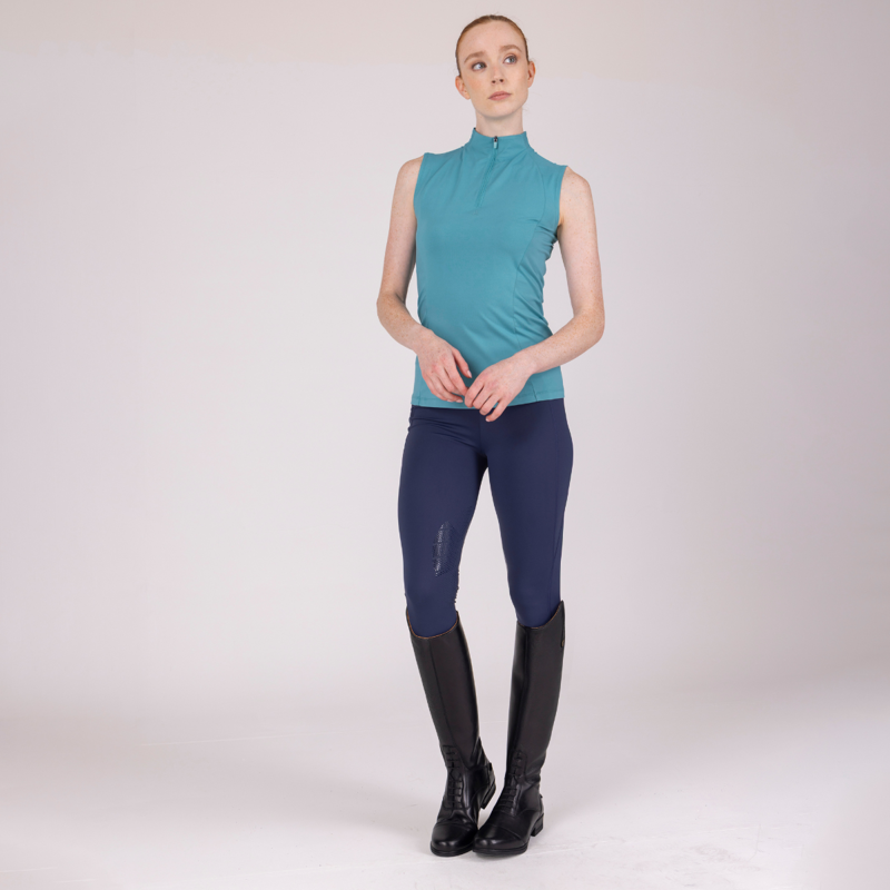 Aubrion React Rhythm Riding Tights - Kingfisher-4