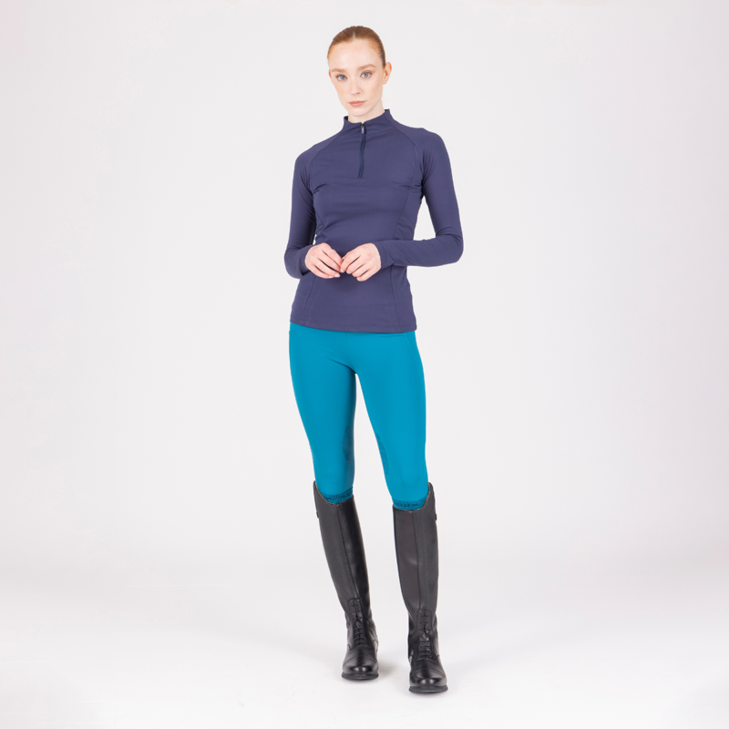 Aubrion React Rhythm Riding Tights - Kingfisher-2