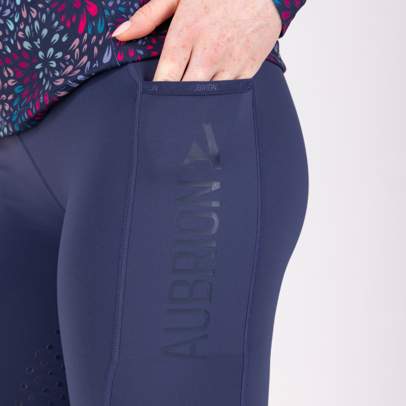 Aubrion React Non-Stop Riding Tights - Midnight-5