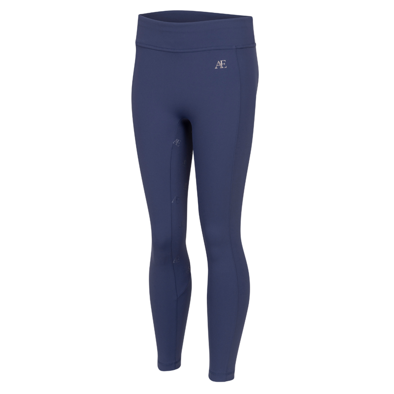 Aubrion Equestrian Young Rider Riding Tights - Midnight-1