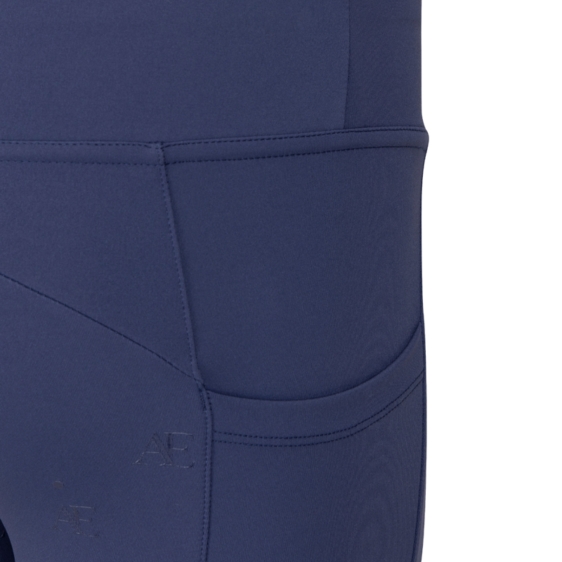 Aubrion Equestrian Young Rider Riding Tights - Midnight-4