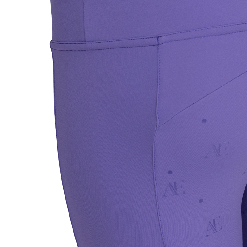Aubrion Equestrian Young Rider Riding Tights - Heather-7