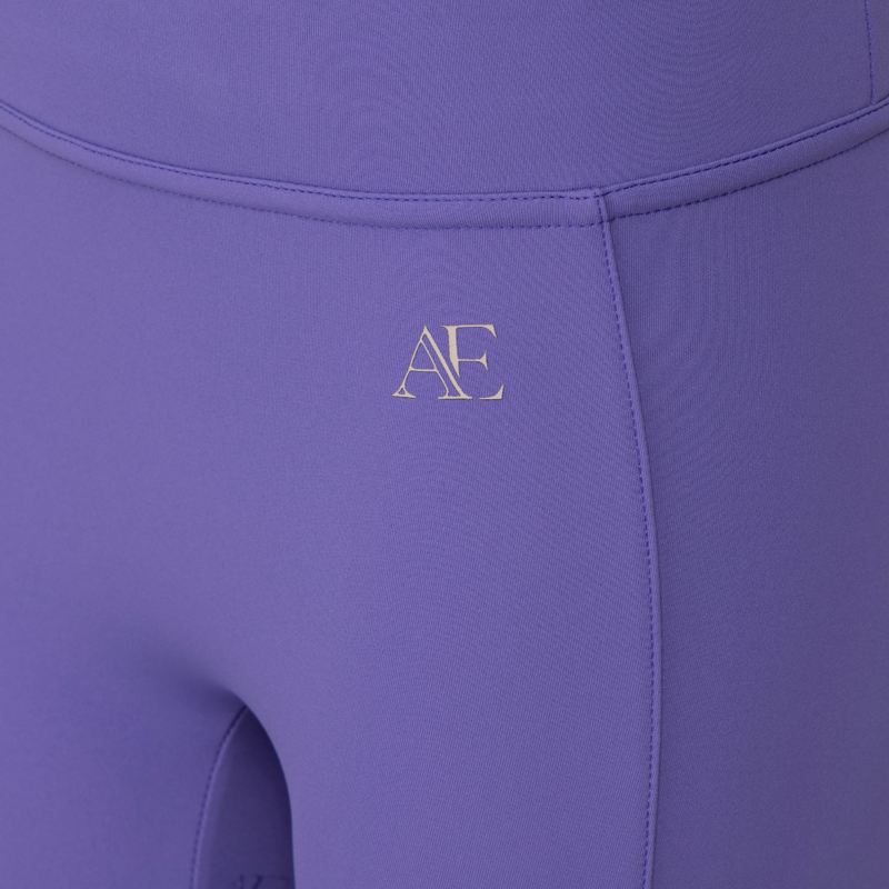 Aubrion Equestrian Young Rider Riding Tights - Heather-3