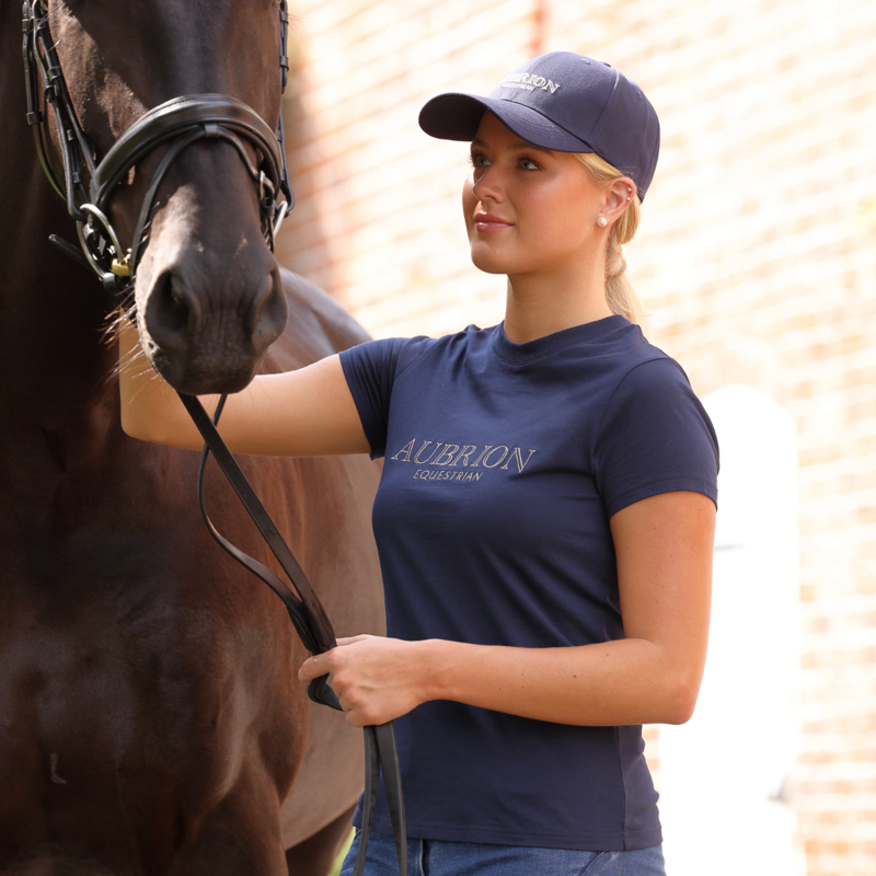 Aubrion Equestrian T-Shirt - Midnight-6