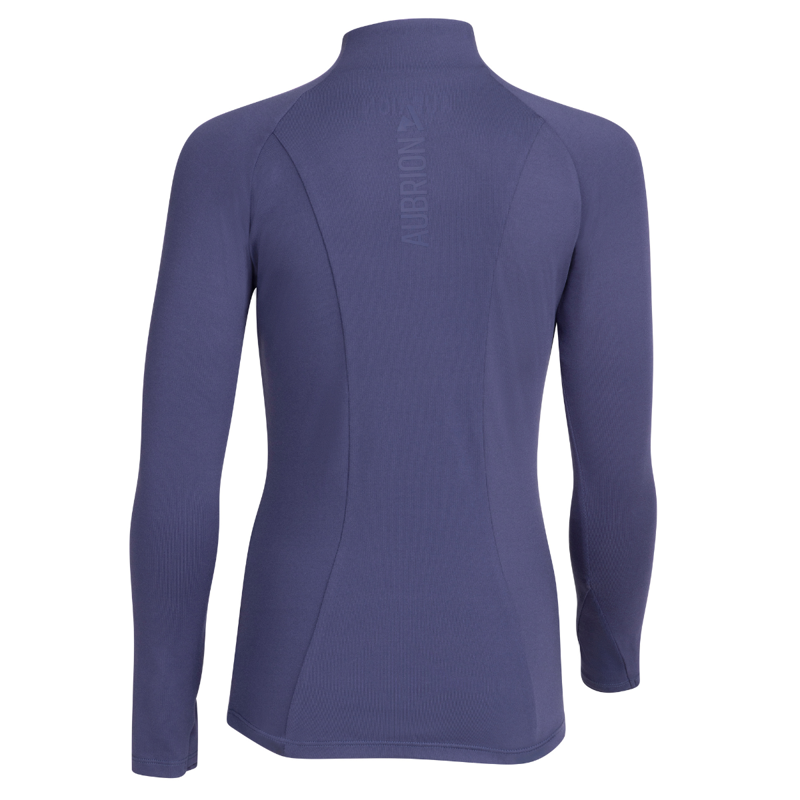 Aubrion Young Rider React Long Sleeve Base Layer - Midnight-1