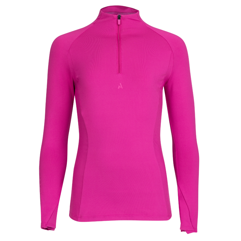 Aubrion Young Rider React Long Sleeve Base Layer - Fuchsia